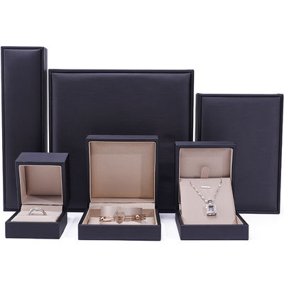 comprare Logo personalizzato Nobel elegante PU pelle gioielleria confezione scatola con rivestimento di velluto morbido online manufacture