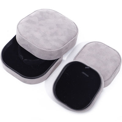 Hanhong Custom Logo Velvet Jewelry Box per lo stoccaggio portatile di braccialetti collane Anelli