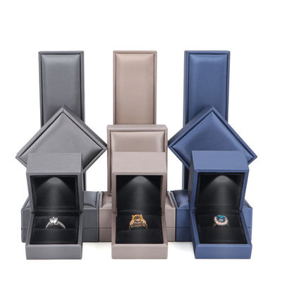 comprare Confezione personalizzata con il logo Hanhong LED per gioielli in pelle finta di lusso online manufacture