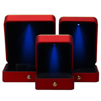 comprare Anello di collana di lusso di plastica a spruzzo dipinto su misura Red LED Gioielleria a mano online manufacture