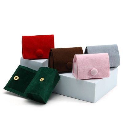 comprare Scatola di gioielli in velluto di colore caramella per lo stoccaggio personalizzato di anelli collane e orecchini online manufacture