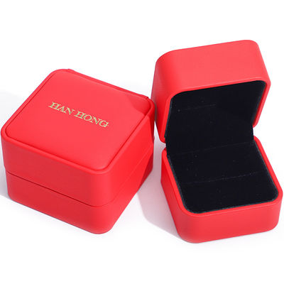 Scatola di imballaggio di gioielli di velluto di lusso personalizzata per il deposito di collane e braccialetti da Hanhong