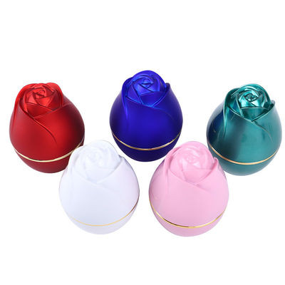 2021 Rose Design LED Light Jewelry Packaging Box per plastica e velluto personalizzati