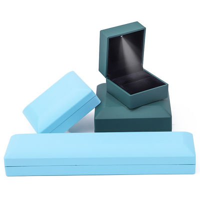 Confezione per gioielli con logo personalizzato Confezione Hanhong Velvet Stud Orecchini Colletto Braccialetto Confezione