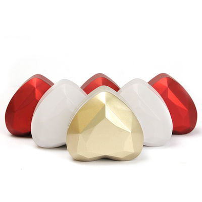 Ingrosso Fabbricazione gioielli di lusso Gioielli regalo Scatola imballaggio Colletto personalizzato Anello set gioielli Imballaggio plastica a forma di cuore Bianco gioielli a led Scatola con logo