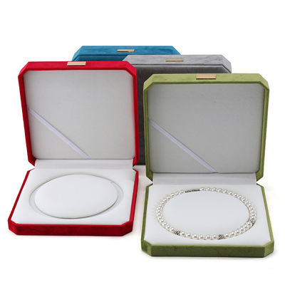 comprare Imballaggio personalizzato Perla di velluto Set di vetrina di metallo Stand per piccolo caso gioielleria cassaforte online manufacture