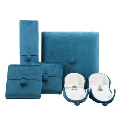 comprare Soft Custom Logo Necklace Ring Gift Box Velvet Color Jewelry Box di Hanhong online manufacture