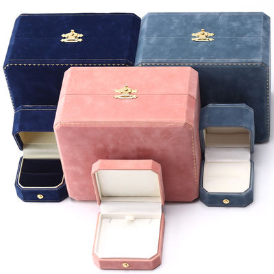 comprare Scatola di gioielli in velluto rettangolare per set di collane e braccialetti di lusso personalizzati online manufacture