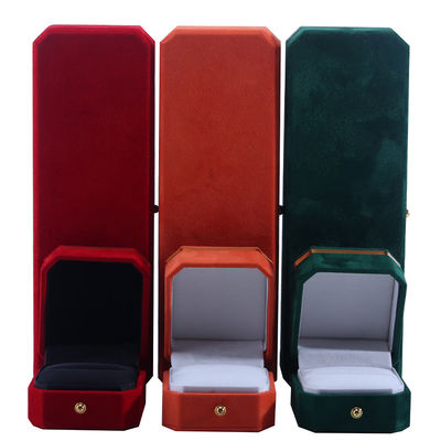 comprare Scatola di imballaggio di gioielli di velluto personalizzati per regali di matrimonio orecchini e anelli da Hanhong online manufacture