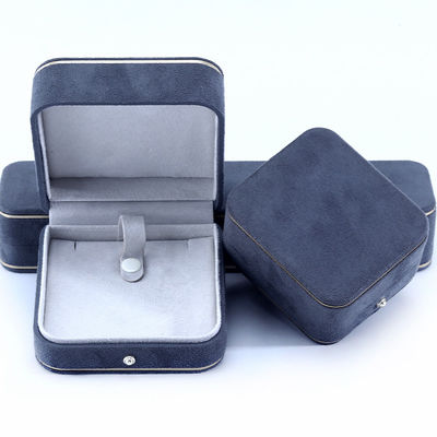 comprare Nuova scatola di gioielli in velluto grigio per braccialetto collana anello logo personalizzato Hanhong 2023 online manufacture