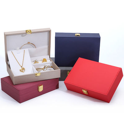 comprare Logo del cliente Hanhong PU Gioielleria in cuoio scatola per anelli orecchini Pendenti e collane online manufacture
