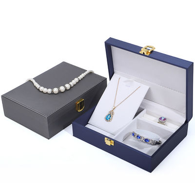 Logo del cliente Hanhong PU Gioielleria in cuoio scatola per anelli orecchini Pendenti e collane