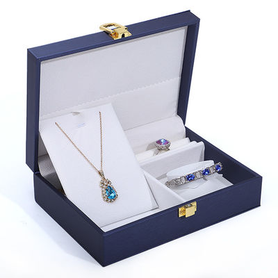 Logo del cliente Hanhong PU Gioielleria in cuoio scatola per anelli orecchini Pendenti e collane