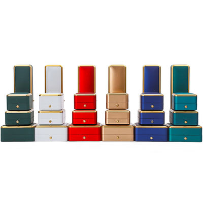 Organizzatore per gioielli a LED con guarnizione d'oro personalizzato per bracciale, collane, orecchini e anelli