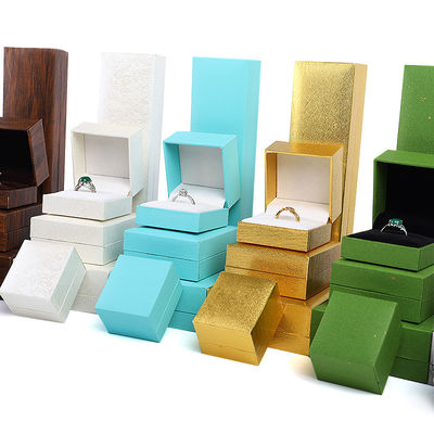 comprare Gioielli Casse Materiale Carta velluto Nuovo stile per orecchini collane e anelli online manufacture