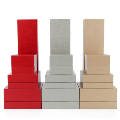 Dimensioni personalizzate Luxury Touch Cardboard Gioielli Scatola di imballaggio per braccialetto e anello