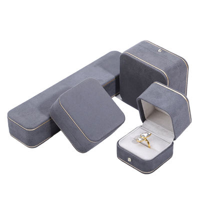 Imballaggio Gioielli Hanhong Custom Velvet Box per Colletto Braccialetto Orecchini e Anello