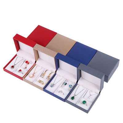 comprare Casella di gioielleria in carta a forma quadrata di lusso personalizzata per collare di anello Hanhong online manufacture