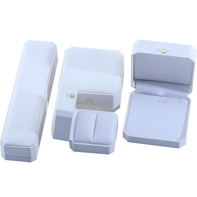 comprare Casella di gioielli in pelle PU bianca per la funzione di stoccaggio dei gioielli a forma di corona personalizzata Hanhong online manufacture