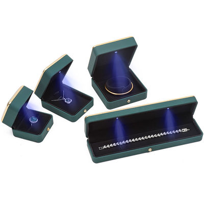 OEM Rectangle LED gioielleria Eco Friendly per bracciale collana orecchini Ring Packing