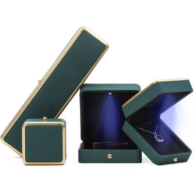 OEM Rectangle LED gioielleria Eco Friendly per bracciale collana orecchini Ring Packing