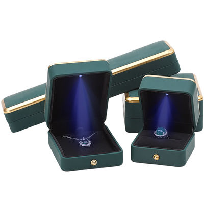 OEM Rectangle LED gioielleria Eco Friendly per bracciale collana orecchini Ring Packing