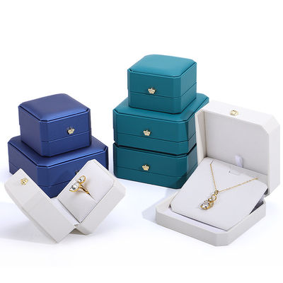 Casella di gioielli in pelle per Hanhong Braccialetti d'oro personalizzati Orecchini e ciondoli