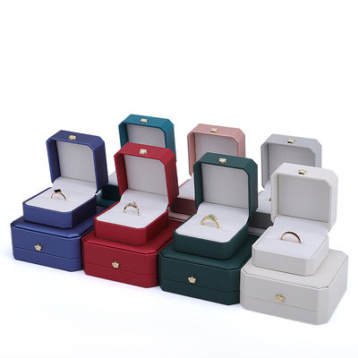 Casella di gioielli in pelle per Hanhong Braccialetti d'oro personalizzati Orecchini e ciondoli