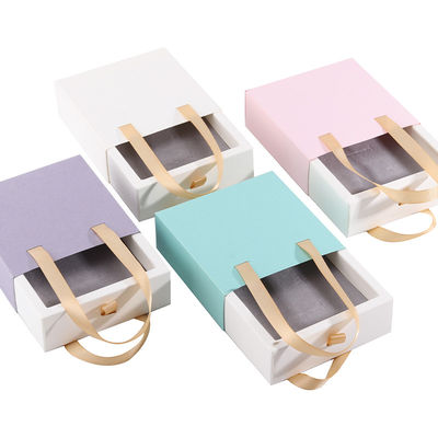 Nuovo stile cartone a slitta personalizzato per la scatola anello customisato cassa di carta logo