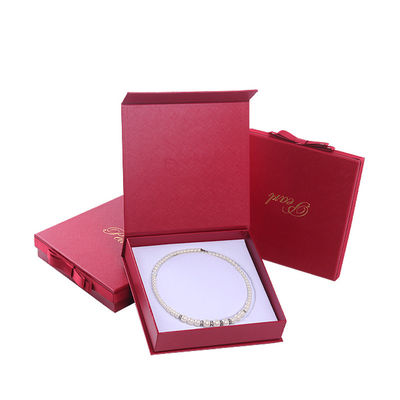 comprare Hanhong taglia personalizzata gioielli rossi cartone carta manica scatola per braccialetto collana online manufacture