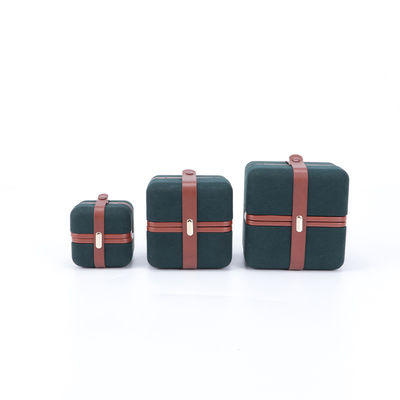 Hanhong gioielleria scatola per logo personalizzato orecchini verdi bracciale collana anello imballaggio