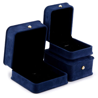 comprare Materiale vellutato gioielleria fatta a mano scatola per braccialetti orecchini collana perla serratura online manufacture