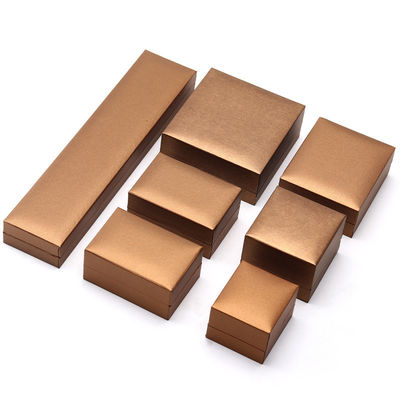 Cartone di carta per gioielli con logo personalizzato per orecchini collare anello per pendenti 9x9x3cm
