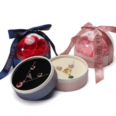 comprare OEM Logo Rotondo Salvare Rose Fiore Gioielleria Scatola Per Nozze Regalo Compagna d'onore online manufacture