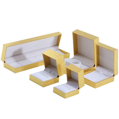 comprare Pacco gioielli con scatole regalo in carta di cuoio per orecchini collane e anelli online manufacture