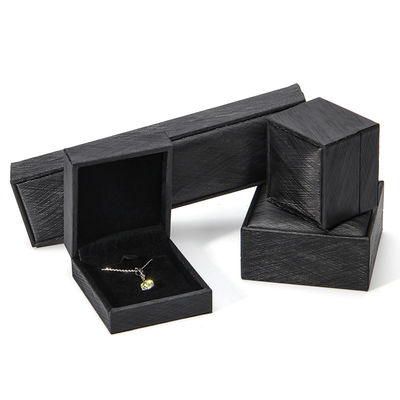 Hanhong 2022 Gioielleria Box Packaging Set Gioielleria in pelle PU Cassetta con logo Custom Printed Ring Box