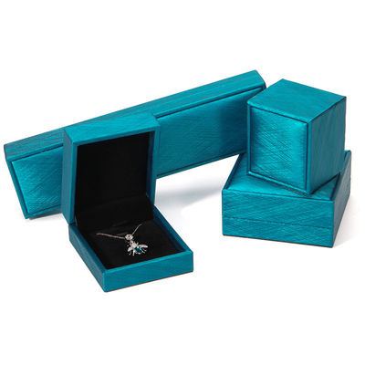 Hanhong 2022 Gioielleria Box Packaging Set Gioielleria in pelle PU Cassetta con logo Custom Printed Ring Box