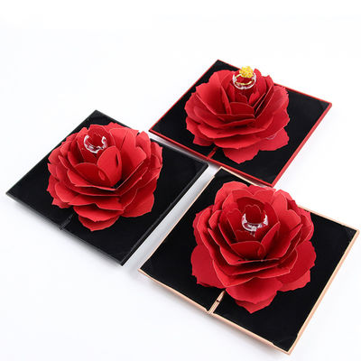 comprare OEM Cassa di imballaggio gioielli a fiori di fiori di rosa scatola regalo per gioielli online manufacture