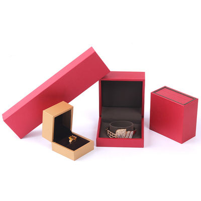 Box per gioielli in carta OEM per il logo Microfleece Box per la confezione di anelli e ciondoli