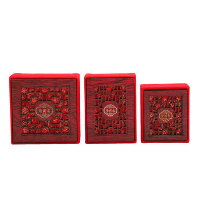 Logo personalizzato colore gioielleria in legno scatola per anelli bracciali con confezione espositiva