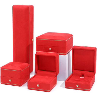 comprare Nuovissimo stile taglia personalizzata Velvet gioielleria confezionamento scatola per braccialetto collana anello online manufacture