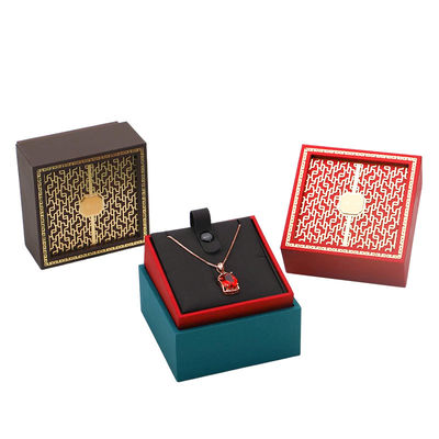 Elegante cassetto personalizzato gioielli confezionamento scatola per collane e braccialetti