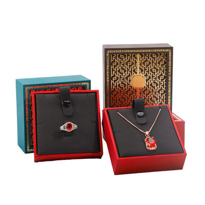 Elegante cassetto personalizzato gioielli confezionamento scatola per collane e braccialetti