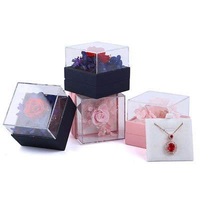 comprare Casella per collane rosa quadrata di lusso Gioielli Cassa regalo per una presentazione accattivante online manufacture