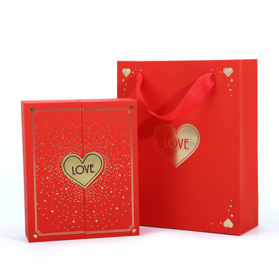 comprare Confezione in scatola di gioielli a forma di cuore rosa rossa per la collana di San Valentino online manufacture
