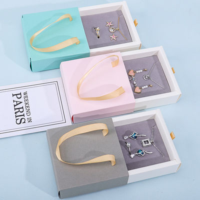 comprare Discreto Cartone Carta Gioielli Gift Packaging Box Con Tote Bag Per Lo Stoccaggio online manufacture