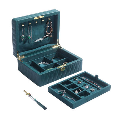 comprare Organizzatore di gioielli in pelle con tassello online manufacture