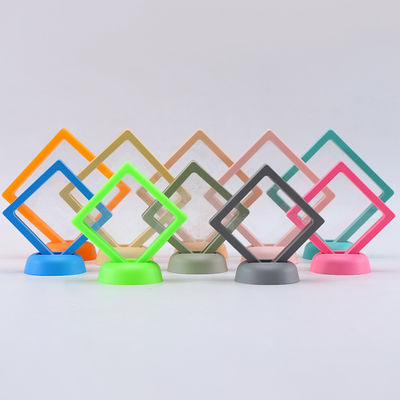 Scatola per visualizzare gioielli a sospensione multicolore con pellicola PE trasparente
