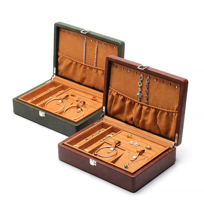 comprare Portatile Spazioso Falsos Gioielli in pelle di lusso Organizzatore a guinzaglia per viaggi online manufacture