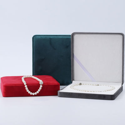 comprare Molti colori Collare di perla di velluto morbido Cassa di stoccaggio Slip No Villi Gioielli online manufacture